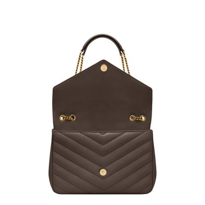 LOULOU large in MATELASSÉ lambskin