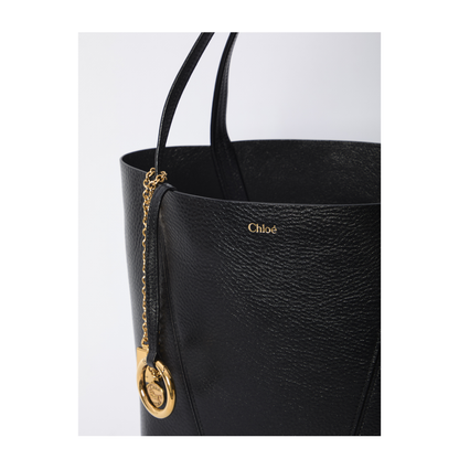 Black Two Flat Shoulder Straps Bag