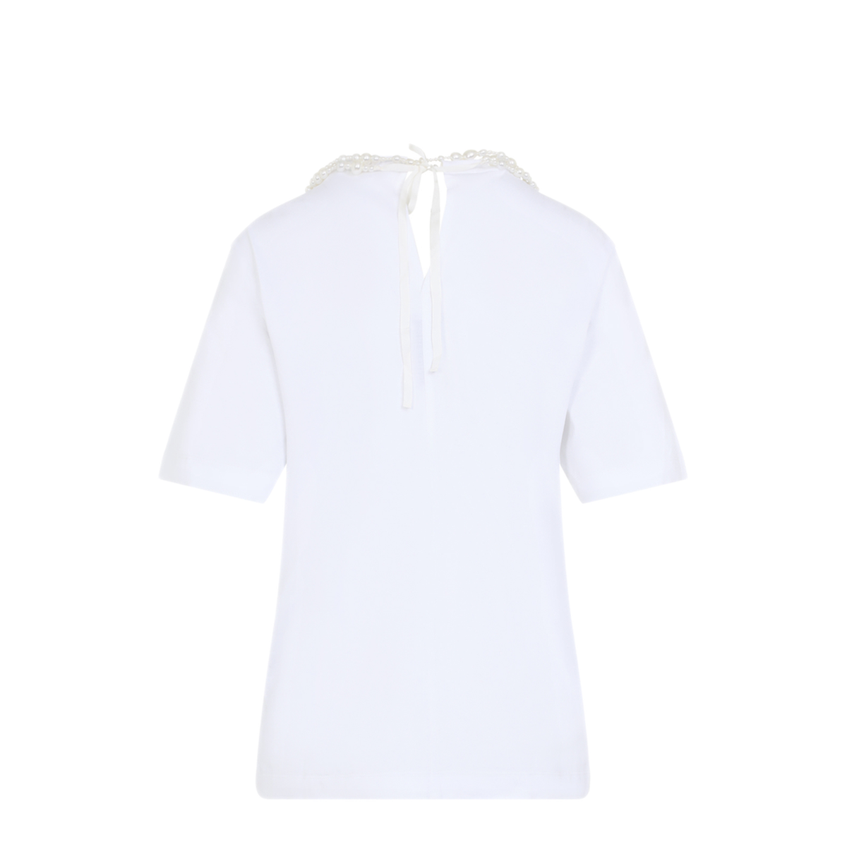 MAYFEYR - CARVEN - Pearl Necklace T Shirt - 6262K21217N000