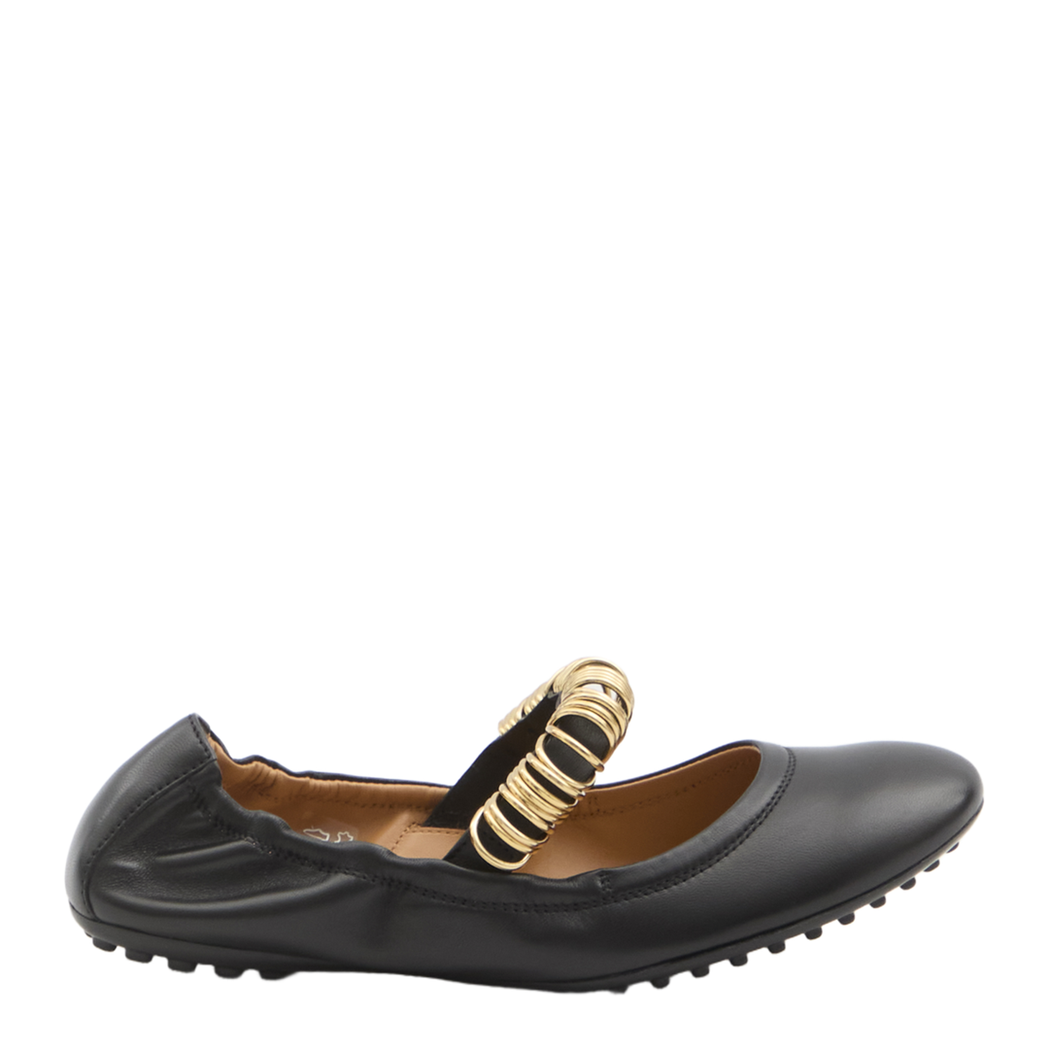 Ballet Flats with Eyelets