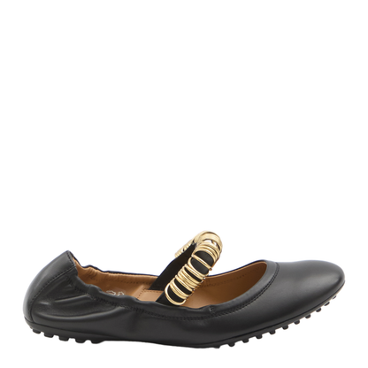 Ballet Flats with Eyelets
