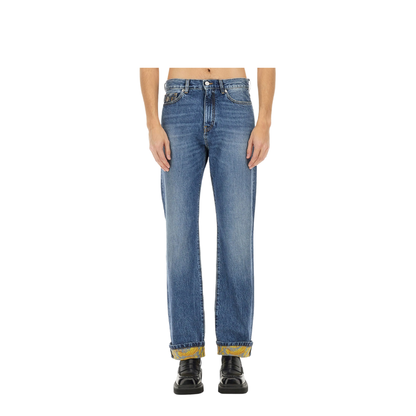 Indigo Blue Cotton Jeans