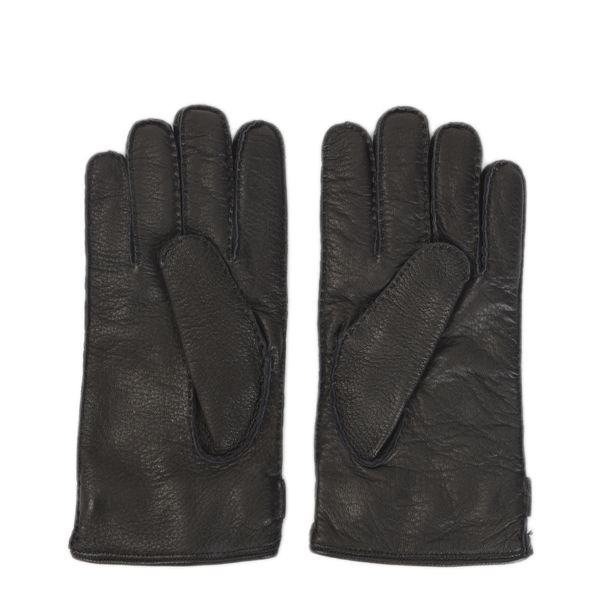 MAYFEYR - Kiton - Black Deer Leather Gloves - UGU023K0212L10003NERO