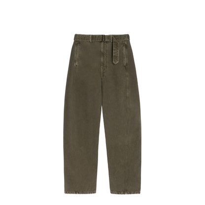 Twisted Denim Cotton Jeans
