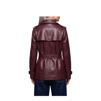 MAYFEYR - Burberry - Short Kensington Leather Trench Coat - 8133502A2172