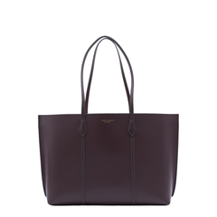 Perry Tote Leather Tote - Burgundy