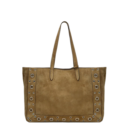 Large Suede Shopping Bag