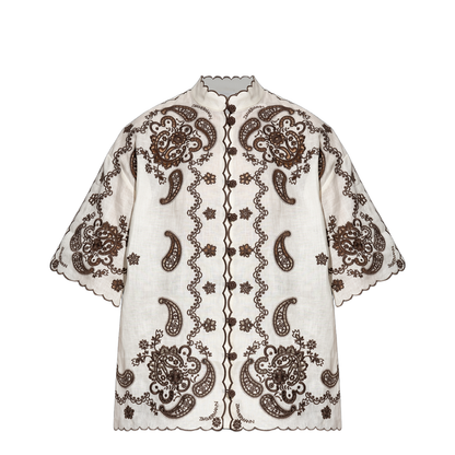 Shirt with Decorative Embroidery