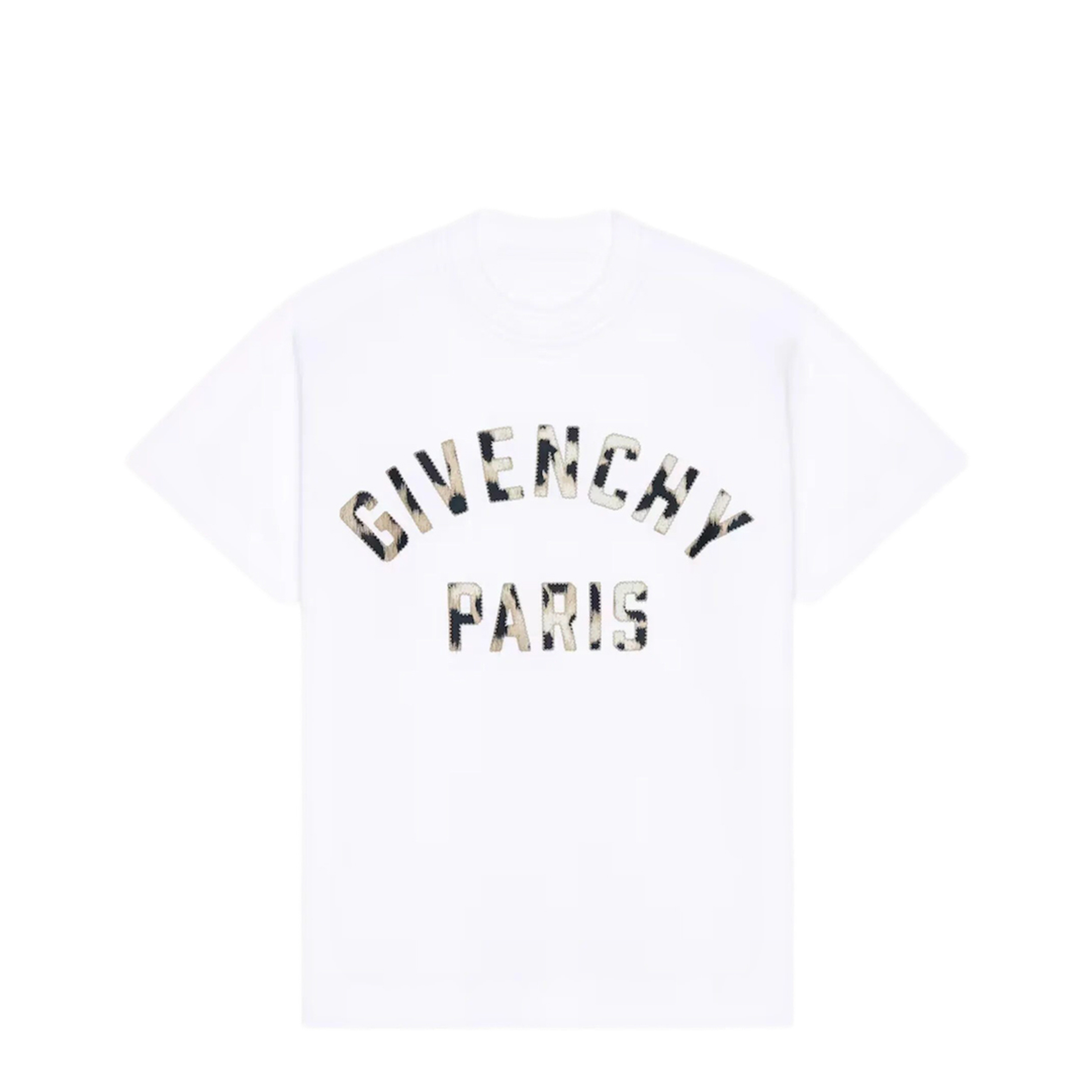 MAYFEYR - Givenchy - New T-Shirt In Cotton With Paris Embroidery - BW70G83YV2