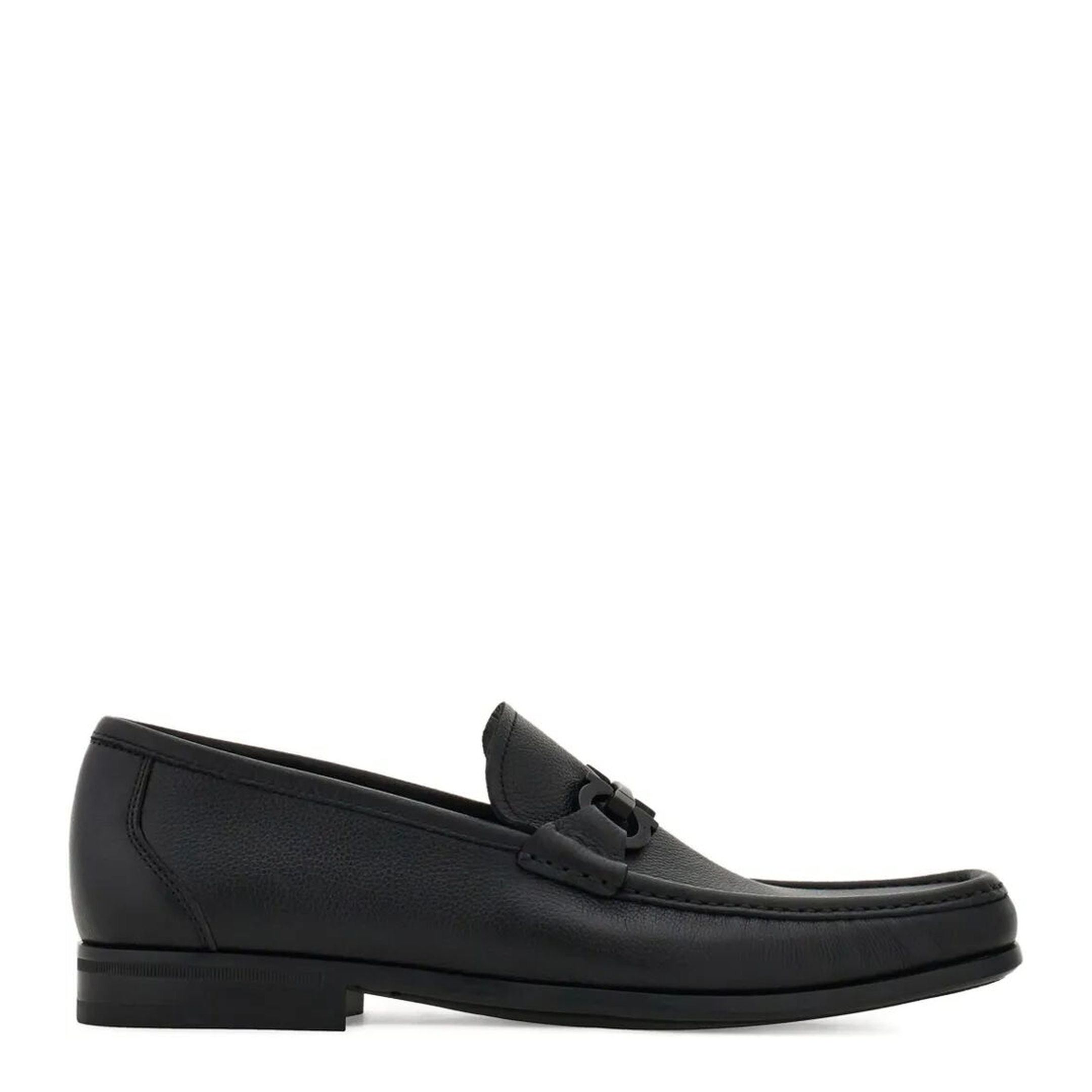MAYFEYR - Ferragamo - Leather Loafers With Gancini Buckle - 0294570791770
