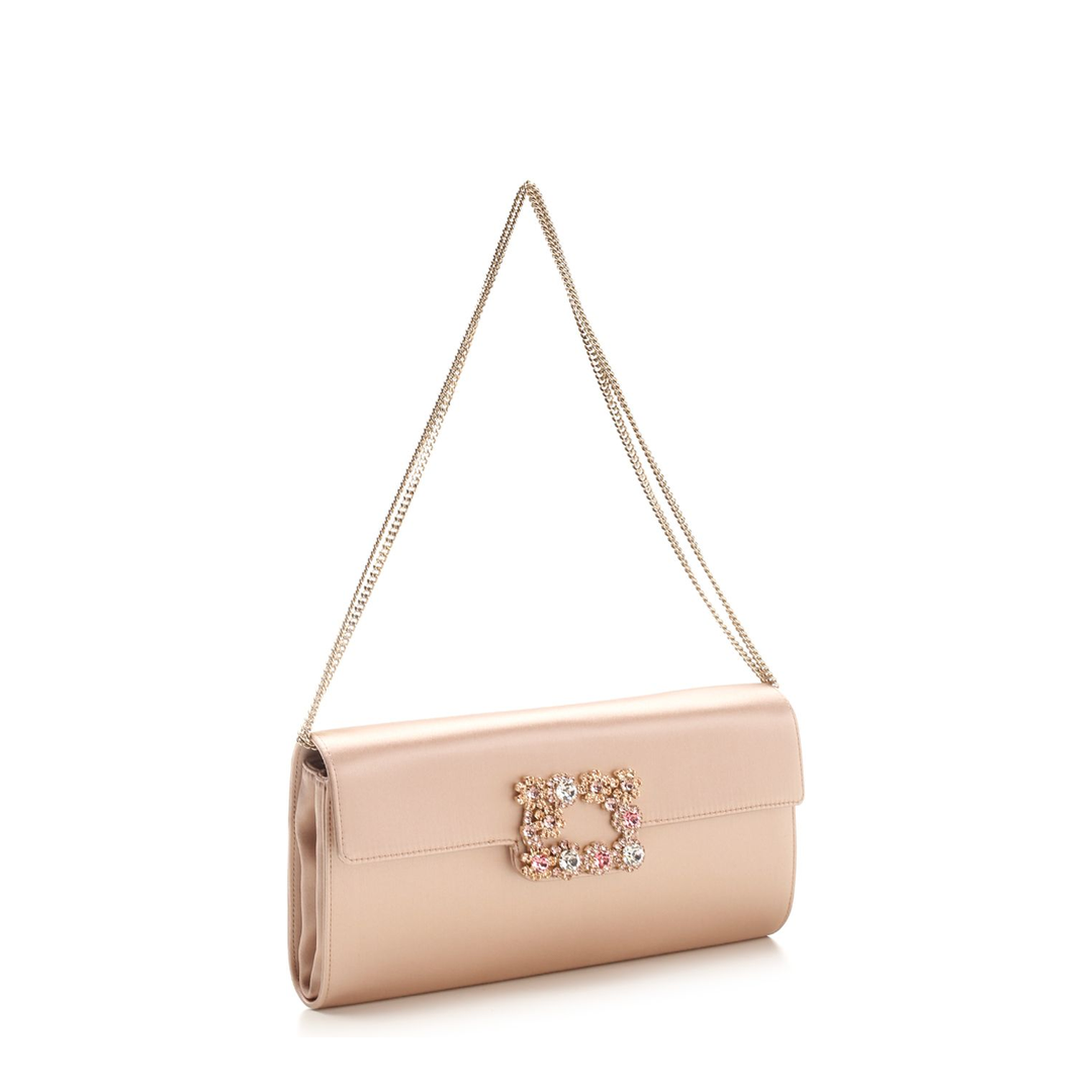 Efflorescence Clutch in Satin