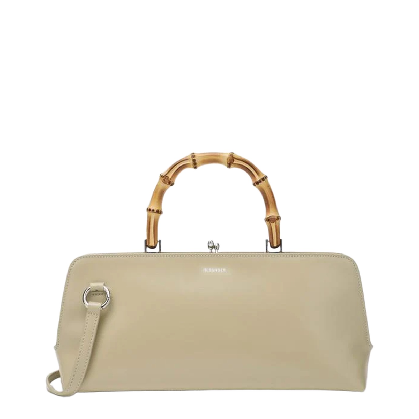 Small Goji Bamboo Bag In Almond Colour