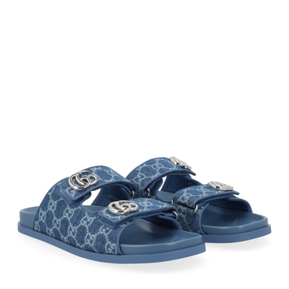 Double G Flat Sandals