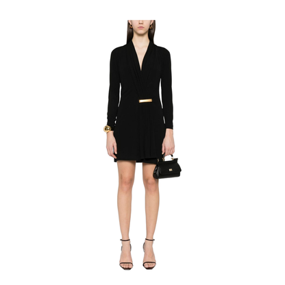 Short Draped Dress