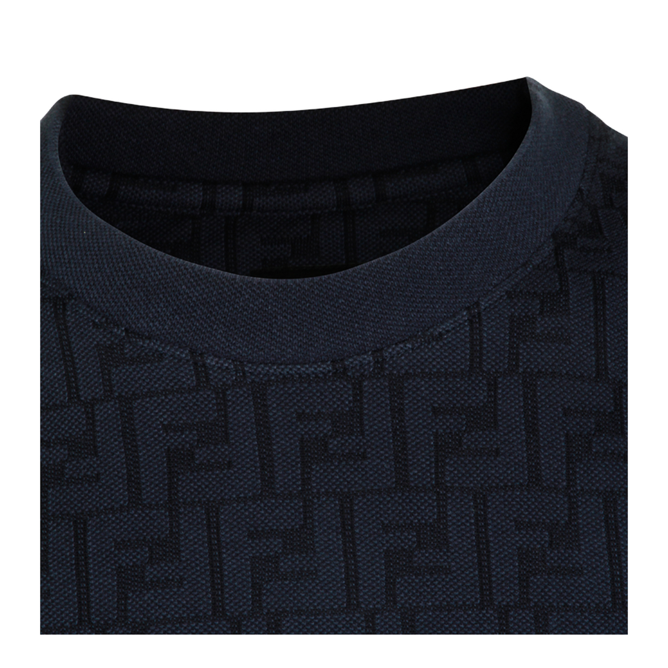 MAYFEYR - Fendi - Deep Blue Cotton T-Shirt - FY0936AUR1F0QA2