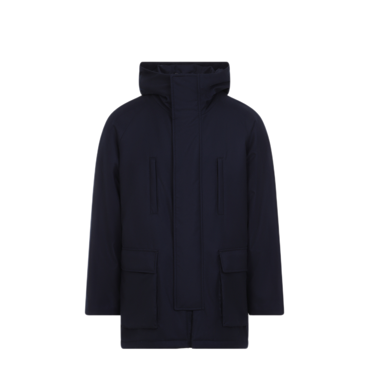 MAYFEYR - GIORGIO ARMANI - Caban Coat In Navy Wool - GM003928TE13516UB102