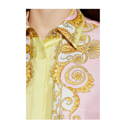 Formal Shirt Silk Twill Print Spring Barocco Foulard