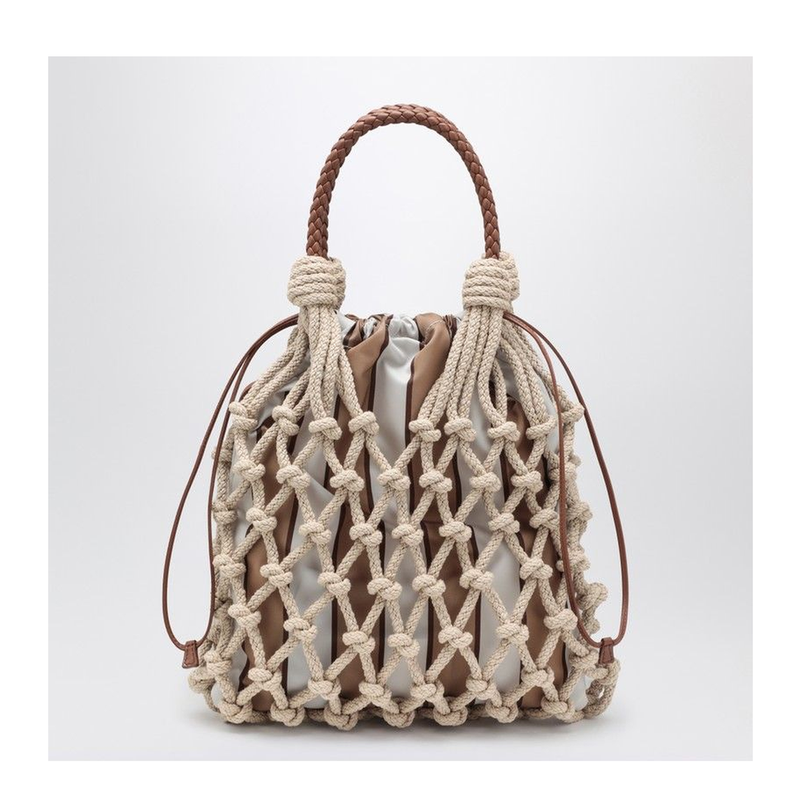 Noue Medium Bag in Rope/Camel