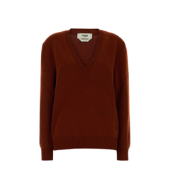Brick Stretch Cashmere Sweater