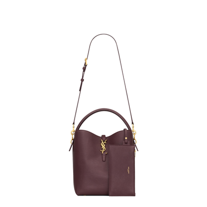 LE 37 Calf Leather Bucket Bag - Bordeaux
