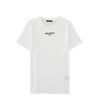 MAYFEYR - Balmain - Embroidered Logo T-Shirt - HF1EF000BD10GAB