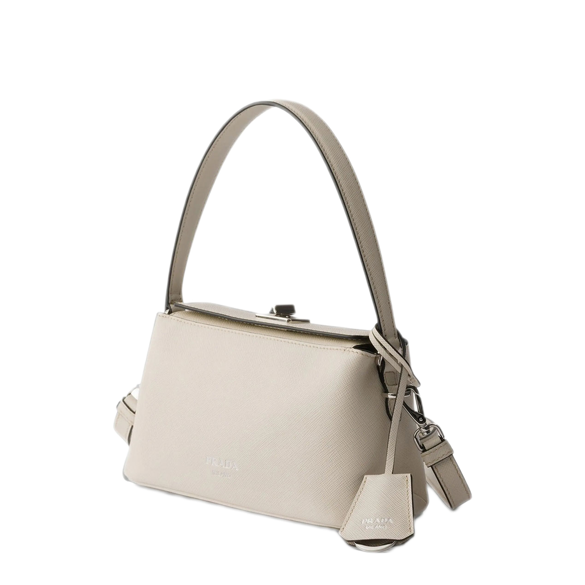 MAYFEYR - Prada - Midi Handbag In Saffiano - 1BC307VOOO2ZVDF0VCN