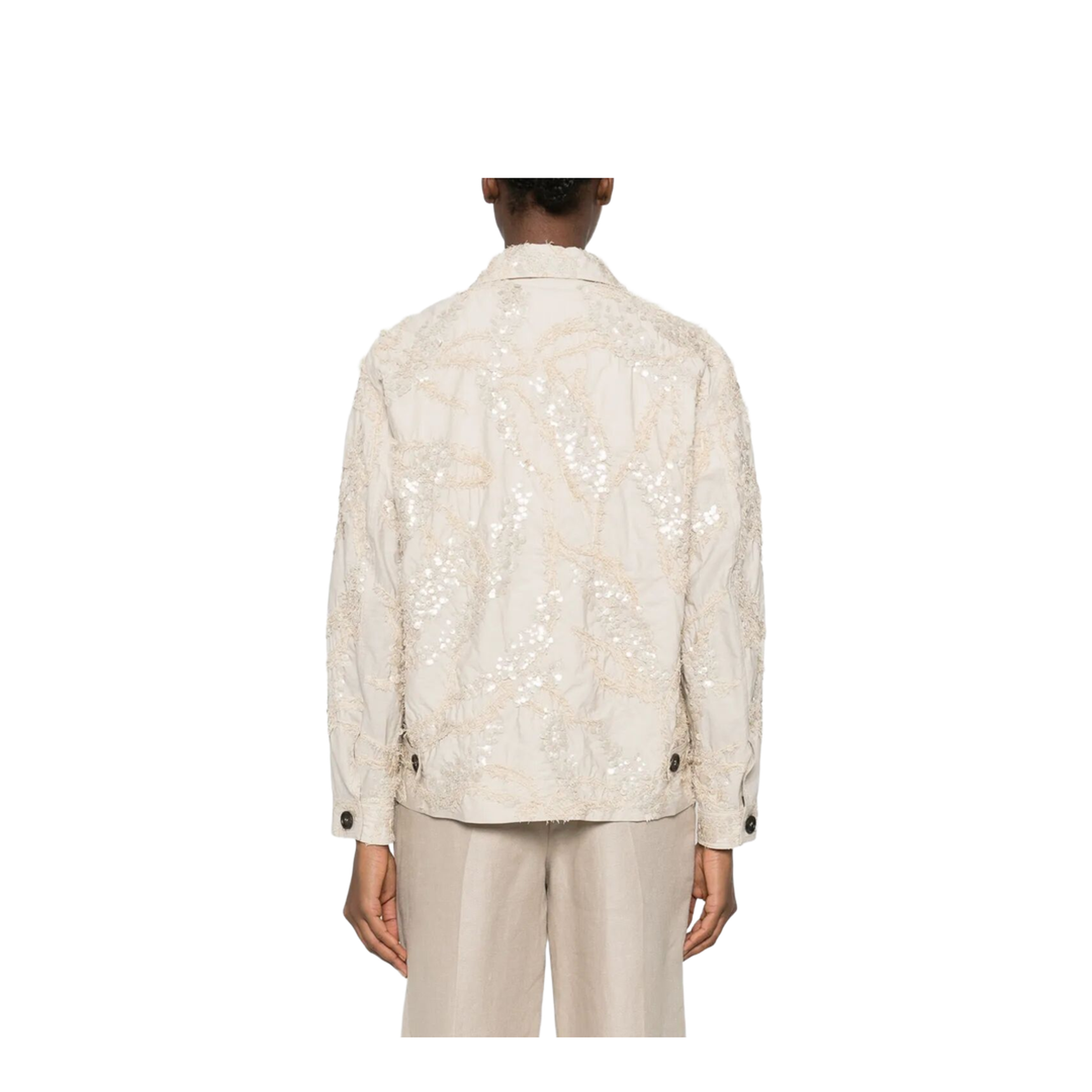 MAYFEYR - Brunello Cucinelli - Dazzling Seabed Embroidery Outerwear Jacket In Techno Cotton Poplin - M0F79HM206