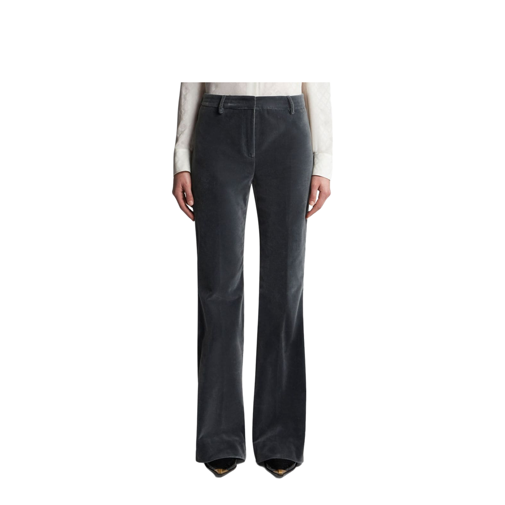 Velvet Flared Trousers