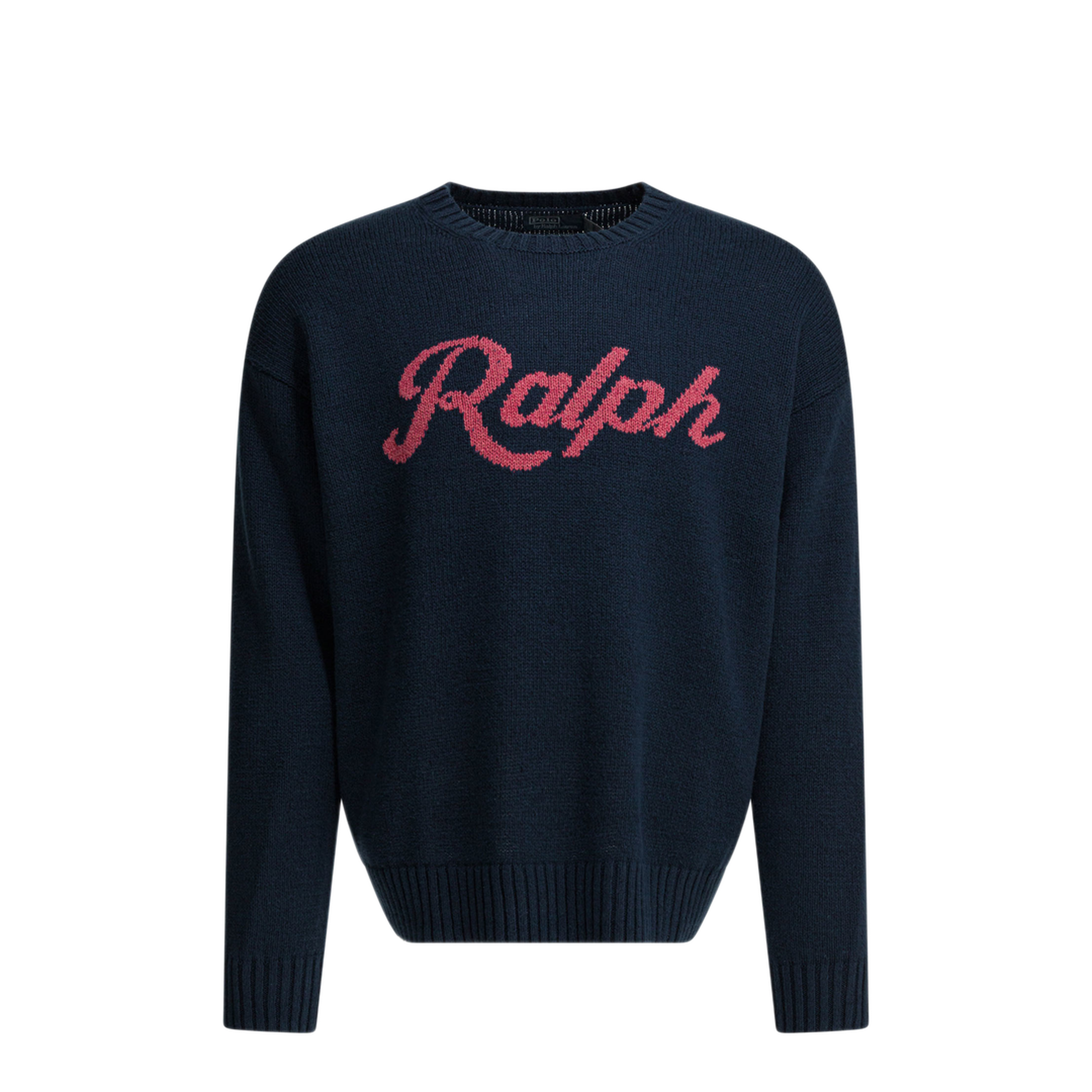 MAYFEYR - Polo Ralph Lauren - Crew Neck Sweater With Logo - 710A12989002DARKCOBALTCOMBO