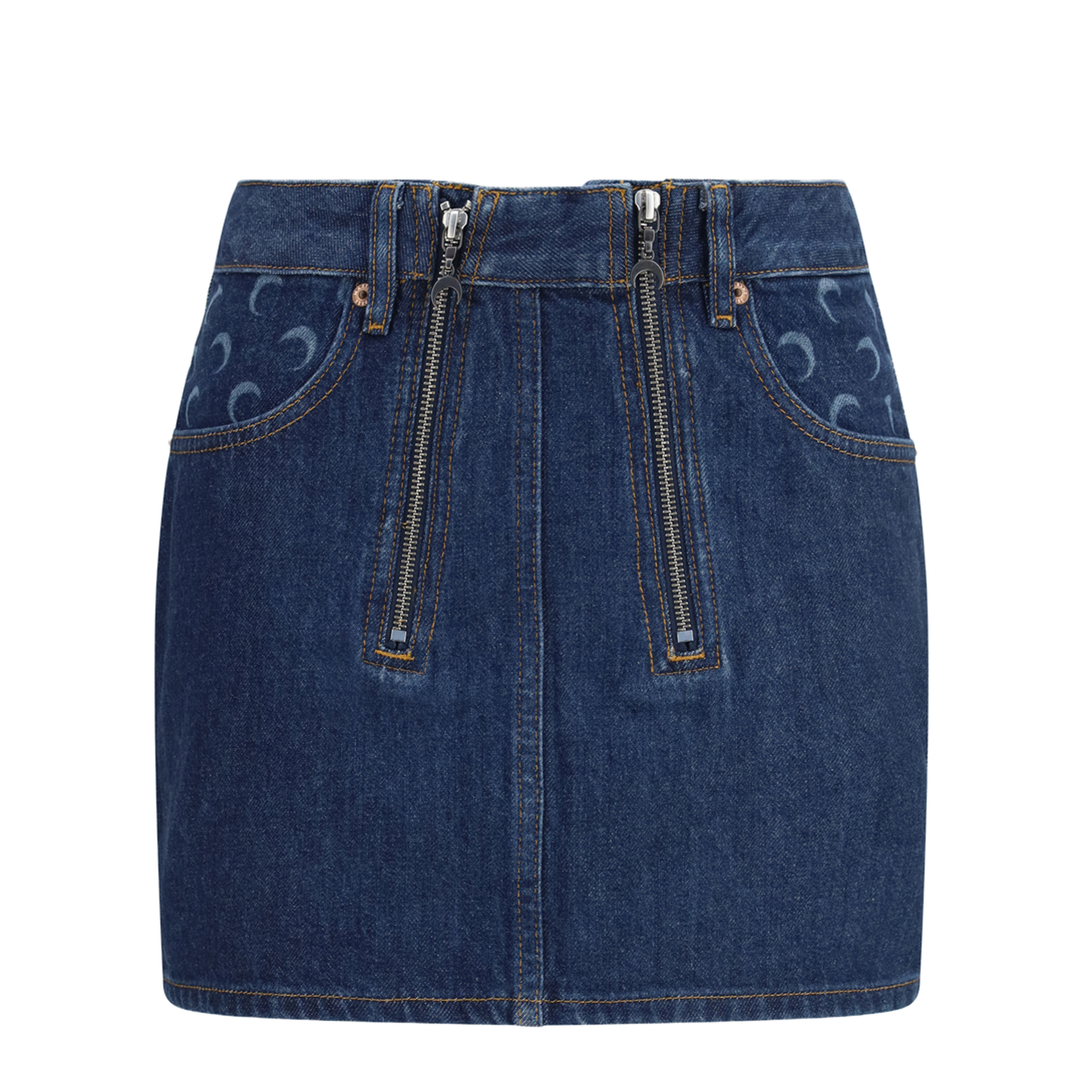 MAYFEYR - Marine Serre - Zipped Mini Skirt - WSK135ARDEN0002