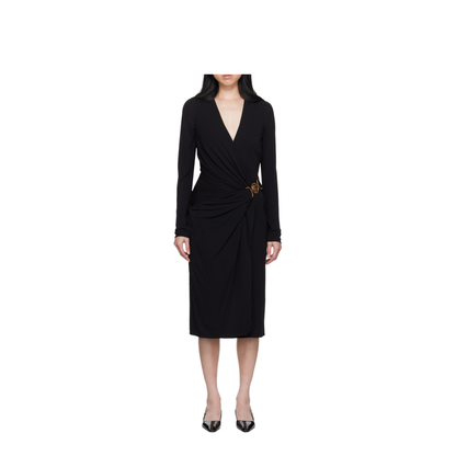 Black Stretch Viscose Dress