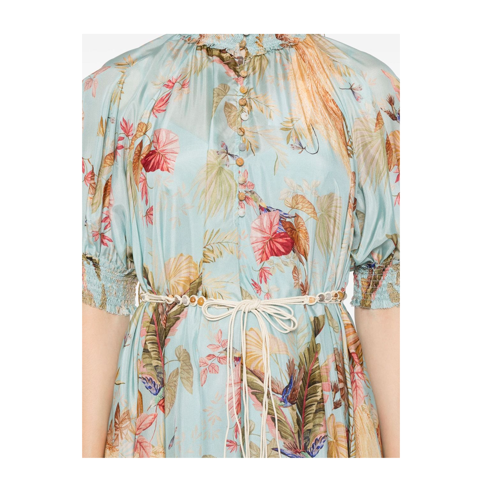 Ascension Printed Silk Dress