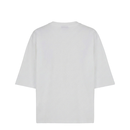 Boxy T-shirt with Paris Brush print