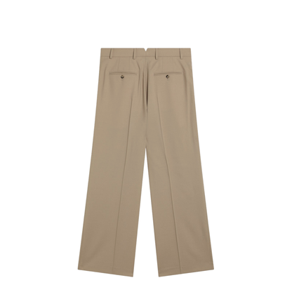 Beige Wool Trousers
