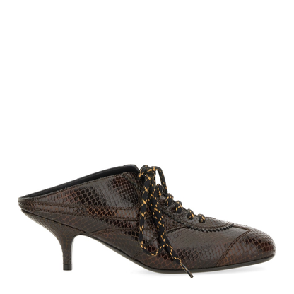 Leather Slip-on Mules