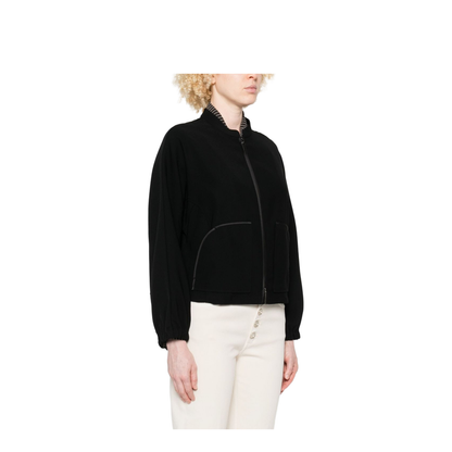 Technical Cady Blouson with Logo Embroidery