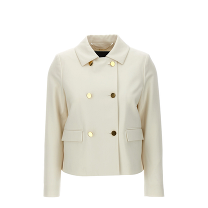 Cropped Double-Breasted Jacket