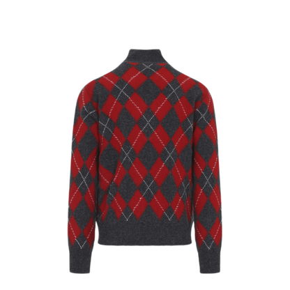 MAYFEYR - Ami Paris - Zipped Collar Sweater - HKS897KN0202A353
