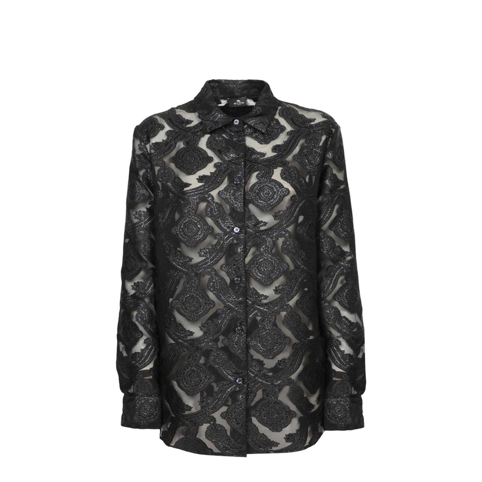 Organza Shirt with Tattoo Design