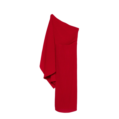 Red Lenna Midi Dress