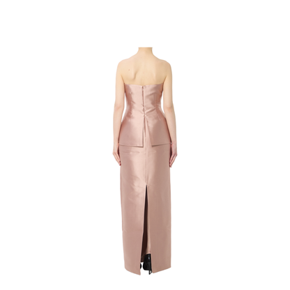 MAYFEYR - Solace London - Lucille Maxi Dress - OS47034NUDE