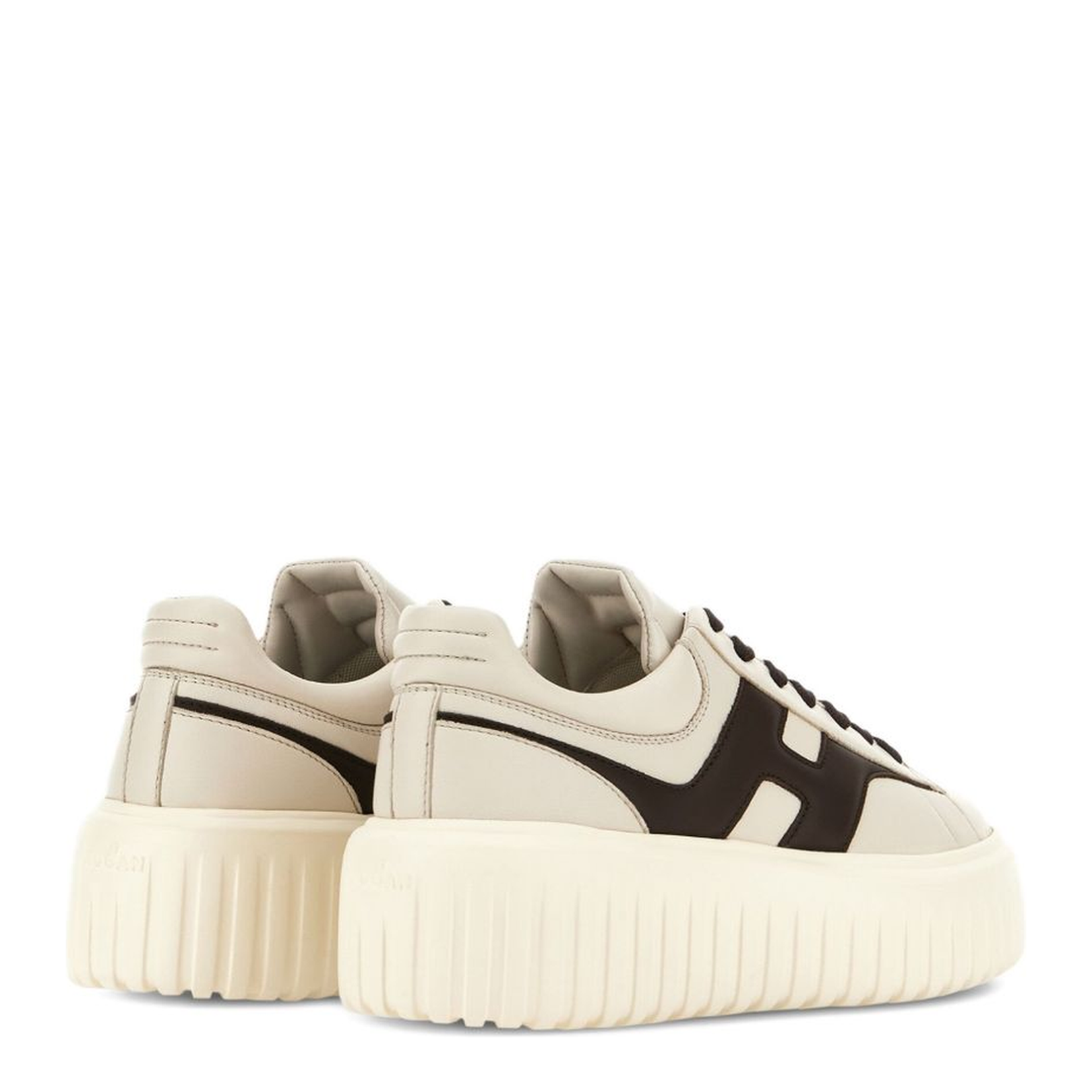 H-stripes leather sneakers