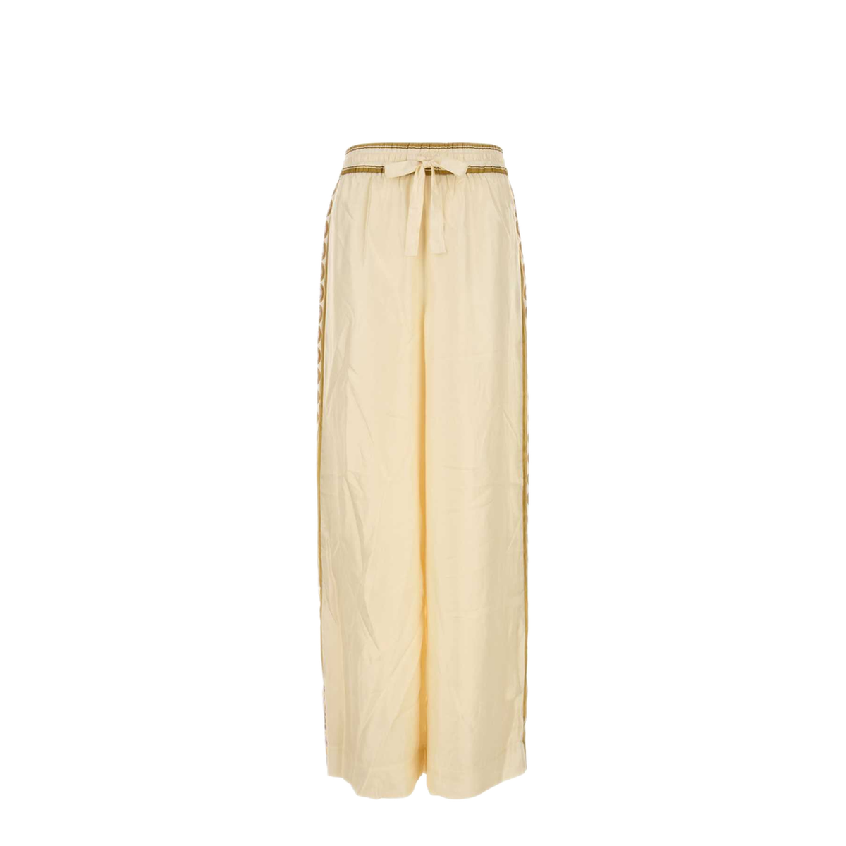 MAYFEYR - Zimmermann - Cream Twill Luna Wide-Leg Pant - 8206PS261RTGE
