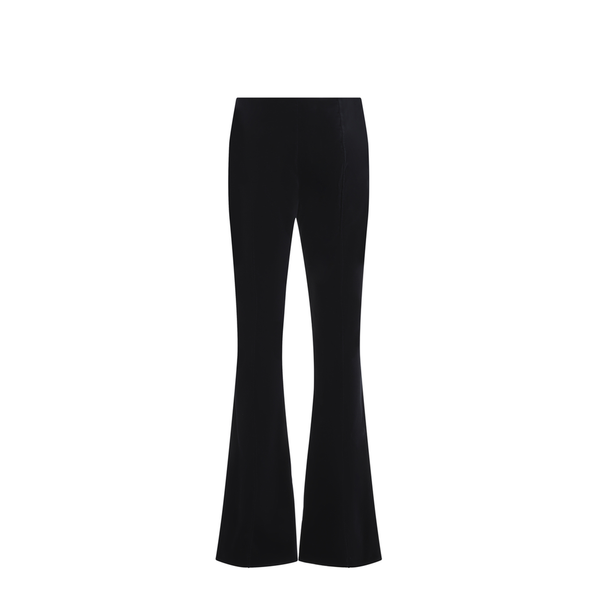 MAYFEYR - Elisabetta Franchi - Black Velvet Pants - PA22467E2110