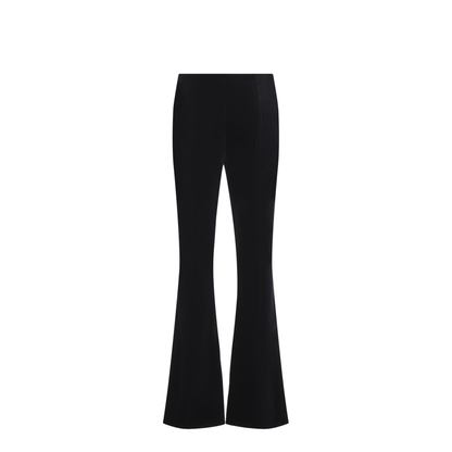MAYFEYR - Elisabetta Franchi - Black Velvet Pants - PA22467E2110