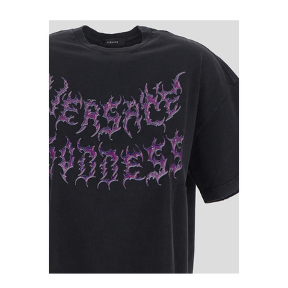 Logo-print Cotton T-shirt In Black