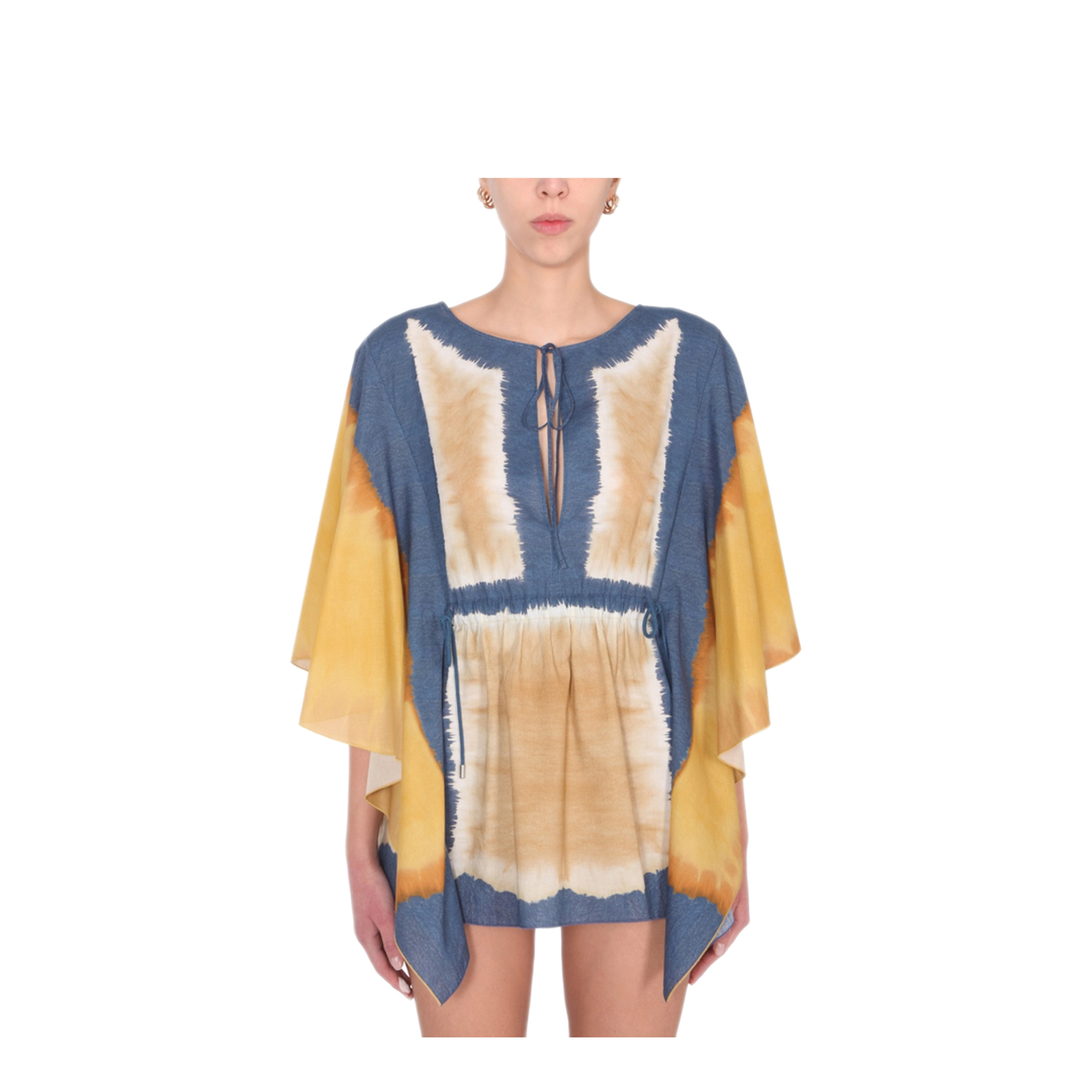 MAYFEYR - ALBERTA FERRETTI - Tie Dye Print Caftan - 540601461087