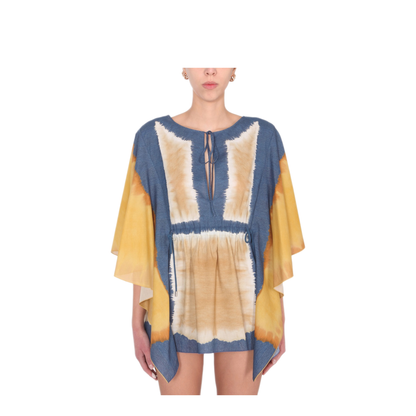 MAYFEYR - ALBERTA FERRETTI - Tie Dye Print Caftan - 540601461087