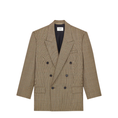 MAYFEYR -  - Double-Breasted Jacket In Prince Of Wales Puppytooth Wool - 871065Y3L61