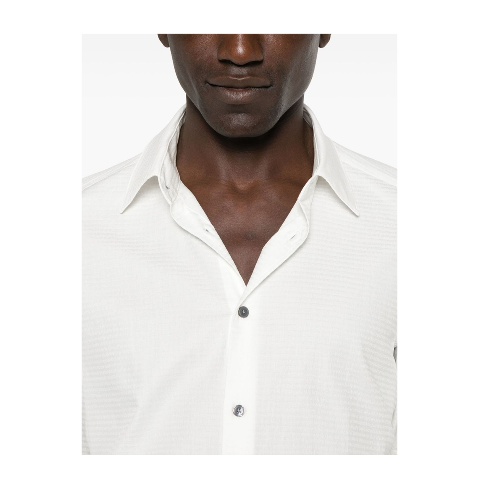 Allover Logo Cotton Shirt